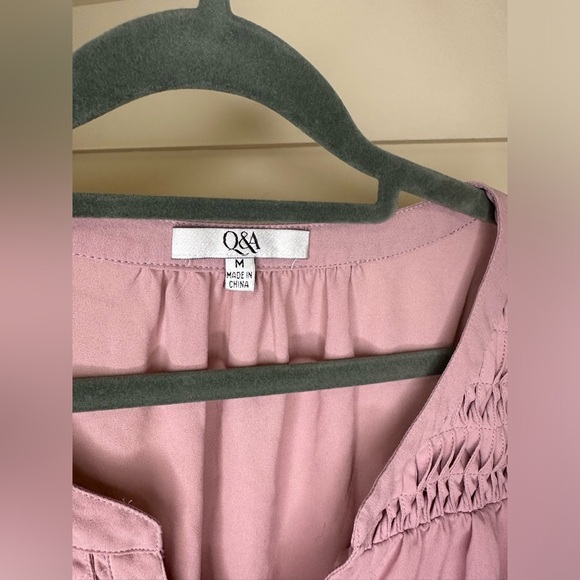 Women's size M mauve blouse - Picture 3 of 6